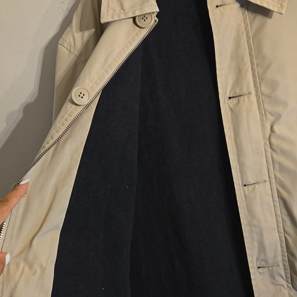 Polo by Ralph Lauren Light Tan Lined Zip Front Vintage 90's Men's Jacket